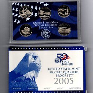 2005-S&P State Quarter Sets... Uncirculated... In Original US Mint Packaging